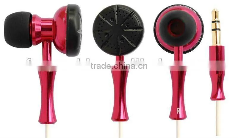 SIK-CM6 double sides earphone with metal housing
