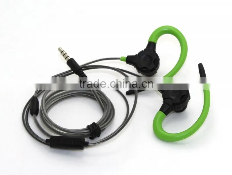 good sound sport earphone sport earhook with shine light