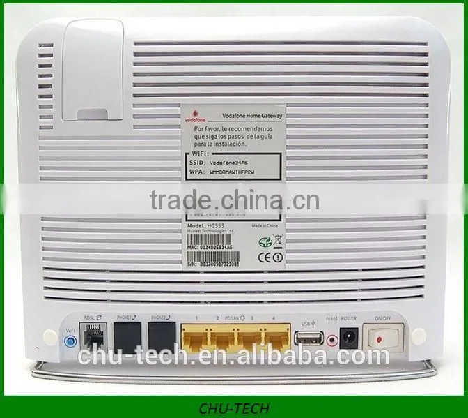 unlocked Huawei HG553 54M wireless router built-in ADSL2 with 64 M memory