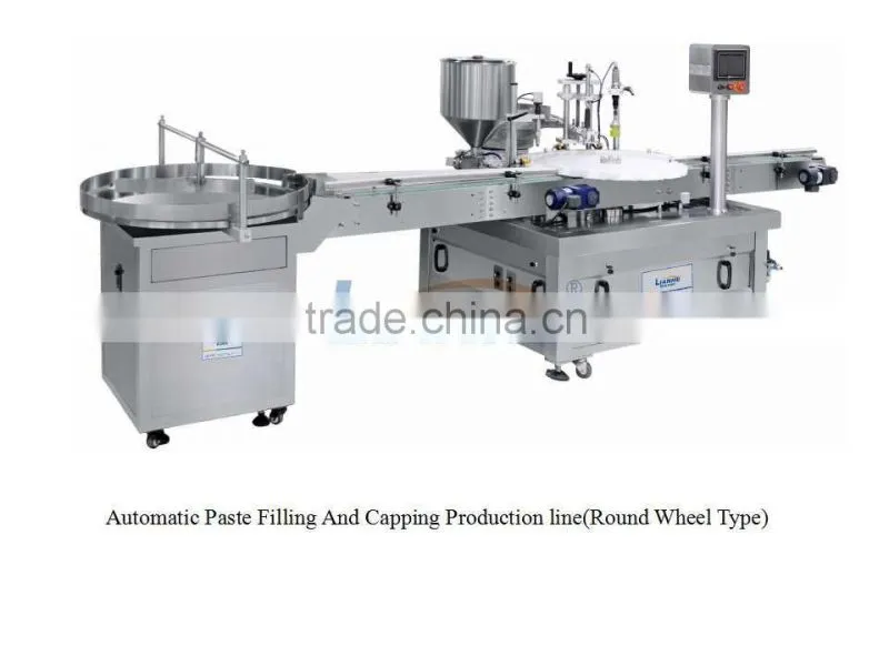 automatic linear liquid filling machine/ servo motor control piston piston filling machine