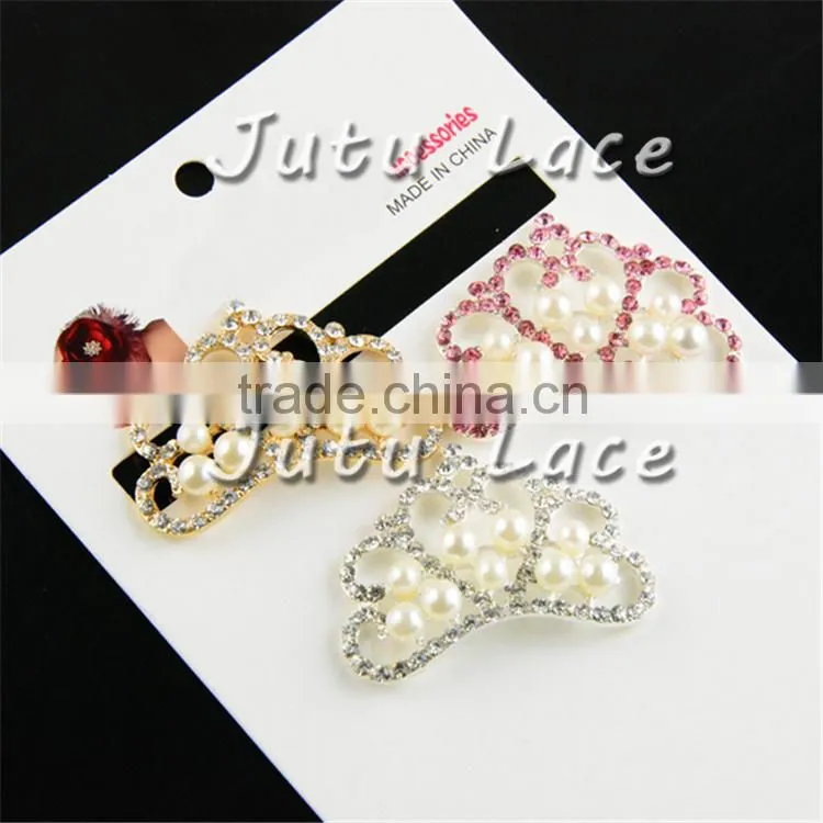 Boutique Chic wedding dress rhinestone buckles for invitations,DIY appliques