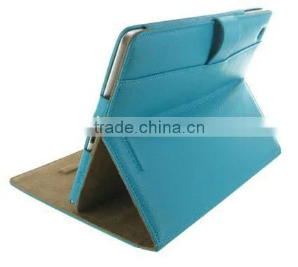High quality 100% genunien leather case for IPAD 3