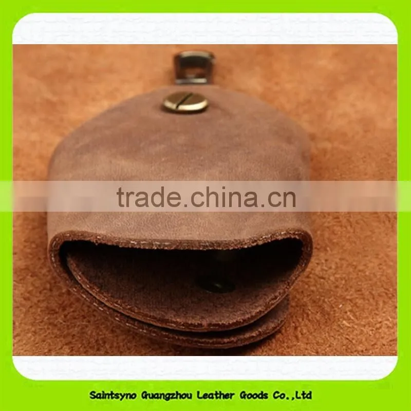15109 Promotion leather key cover security key pouch