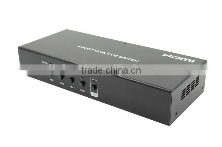LINK-MI LM-KVM401 Support Auto Switching 4 In 1 Out HDMI KVM Switch with USB