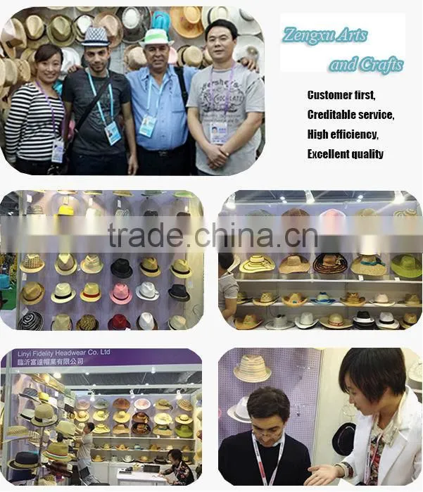 Fashion Design wide brim visor lady hat cheap