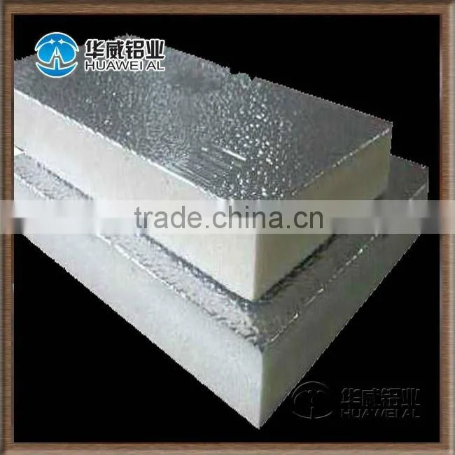 Orange peel aluminum foil for PIR/PUR insulation panels