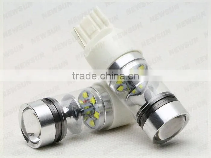 15SMD C ree XBD T20 singal contact LED Bulbs For Front / Rear Turn Signal Lights 12V White auto parking car drl fog light