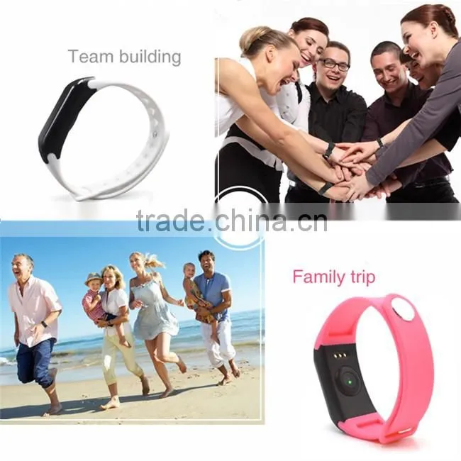 IP67 life waterproof smart band sleep monitor and heart rate monitor