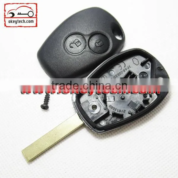 Best price Renault car key 2 buttons remote key shell for renault key cover