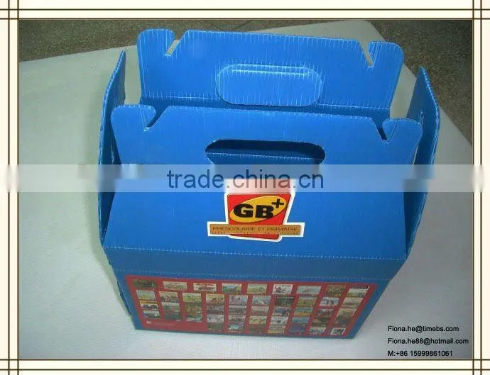 corrugated plastic magazine file holder