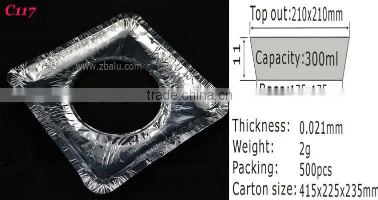 Zhognbo Aluminum foil oven pad for household kitchen use C117