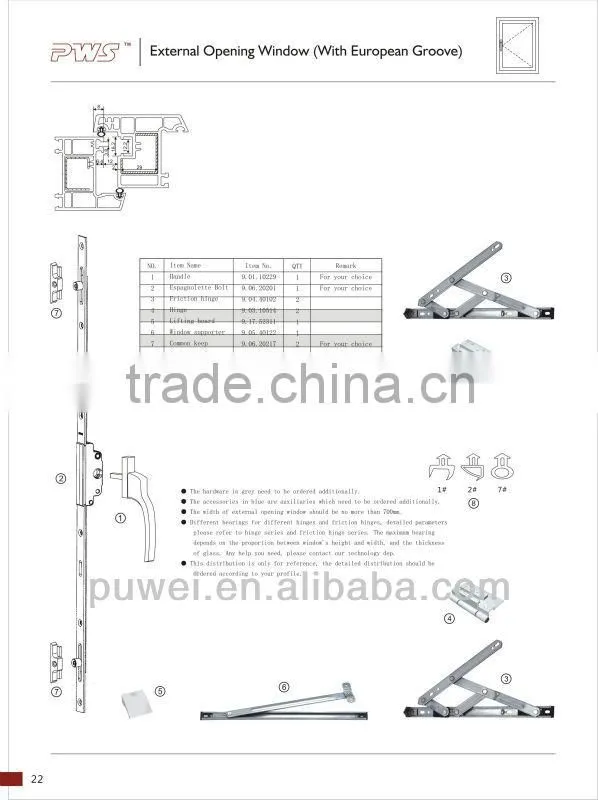 PWS 005 PVC sliding window , sliding PVC window