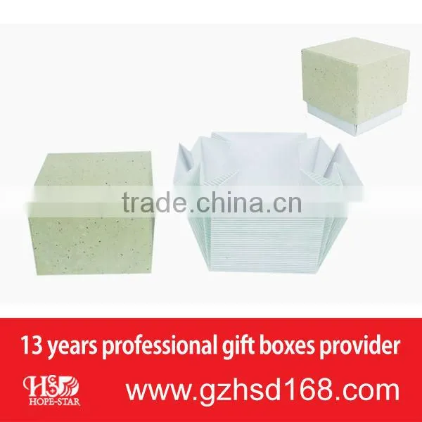 Square Unique Folding Chipboard Box (HSD-H3182)