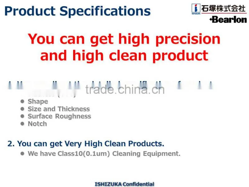 Easy to use 6 inch glasses for industrial use , 300mm diameter also available