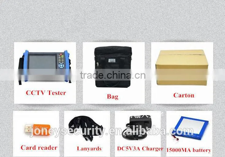 Onvfi IP Camera/Analog Camera/WiFi/Sdi/IP Camera CCTV Tester