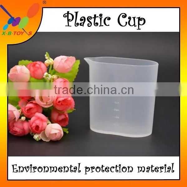 Plastic cup for measuring water or other liquid capacity Low price durable 150ml PP Plastic counting Cup