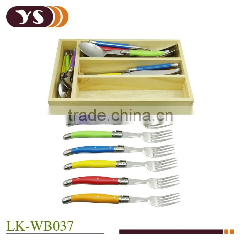 24pcs laguiole tableware set