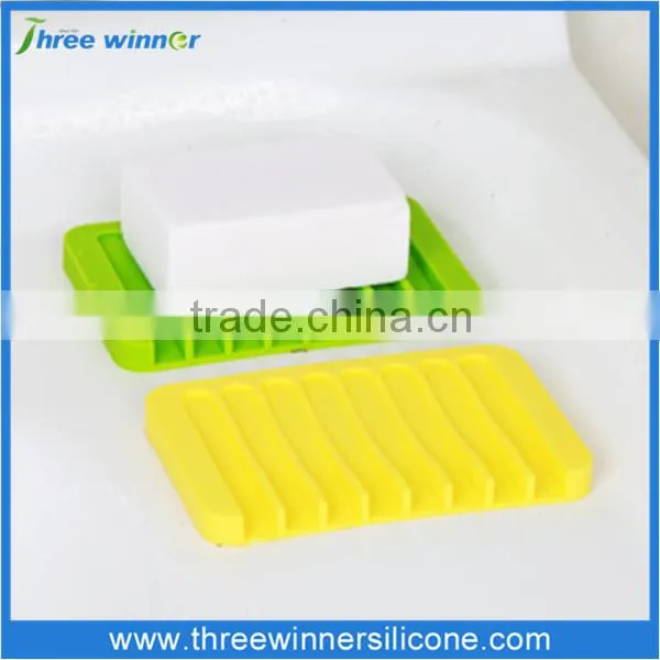 Cheap rubber soap holder colorful silicone soap holder