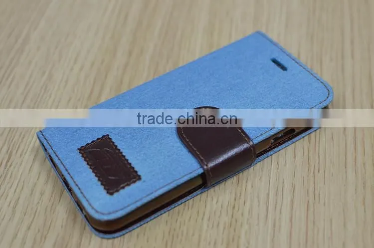 Denim 3d cartoon fabric leather case for iphone 6 6s 7