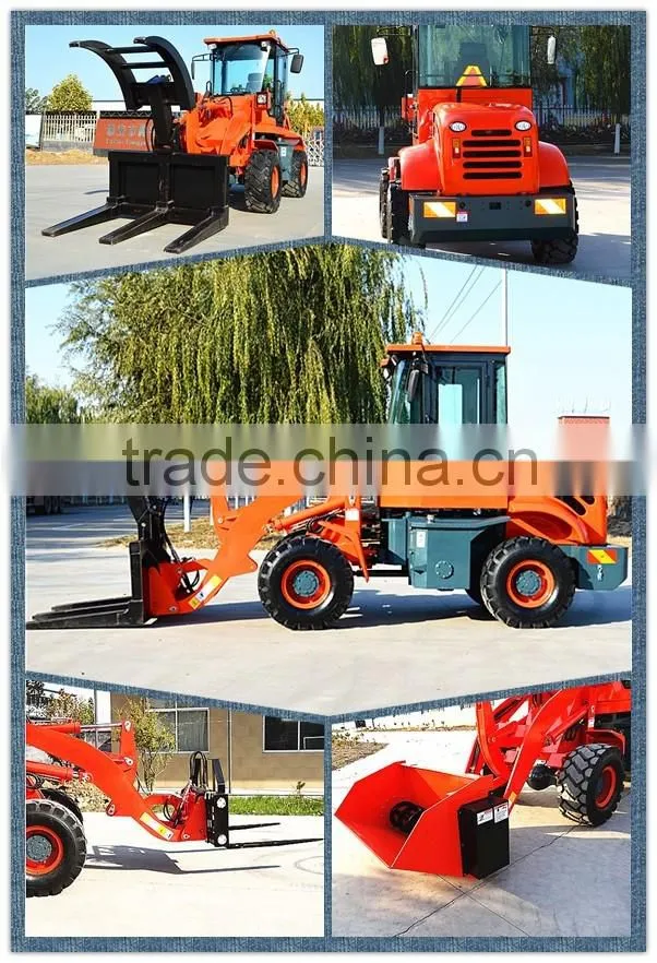 Factory direct sales front end wheel loader for 80hp farm tractor