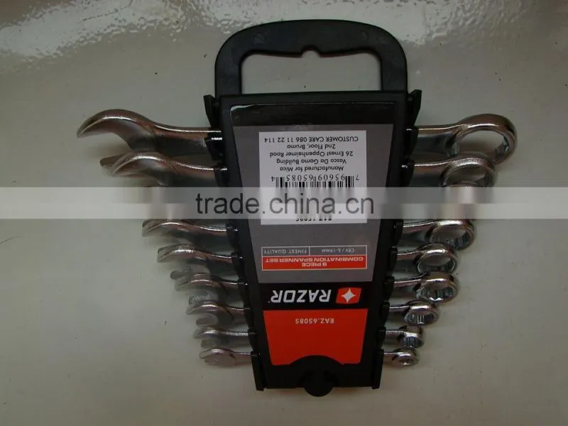 Adjustable ratchet combination wrench