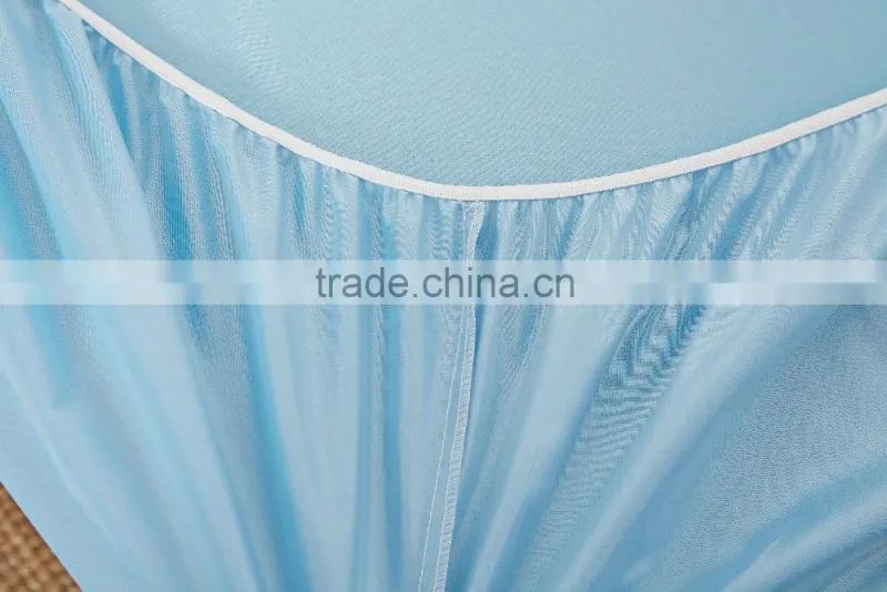 Blue Medical Waterproof Jersey Fitted Sheet 100 Cotton Fitted Sheet