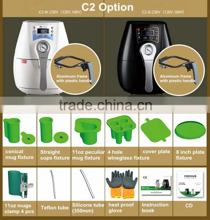 MINI 3D Vacuum Sublimation Machine for Phone case/Mugs Heat Transfer Printing Machine JG-m1