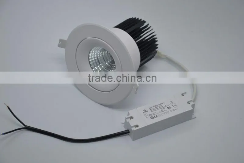 Bridgelux COB High Lumen Clear Diffuser 30w Led Downlight TEC002D30WCN