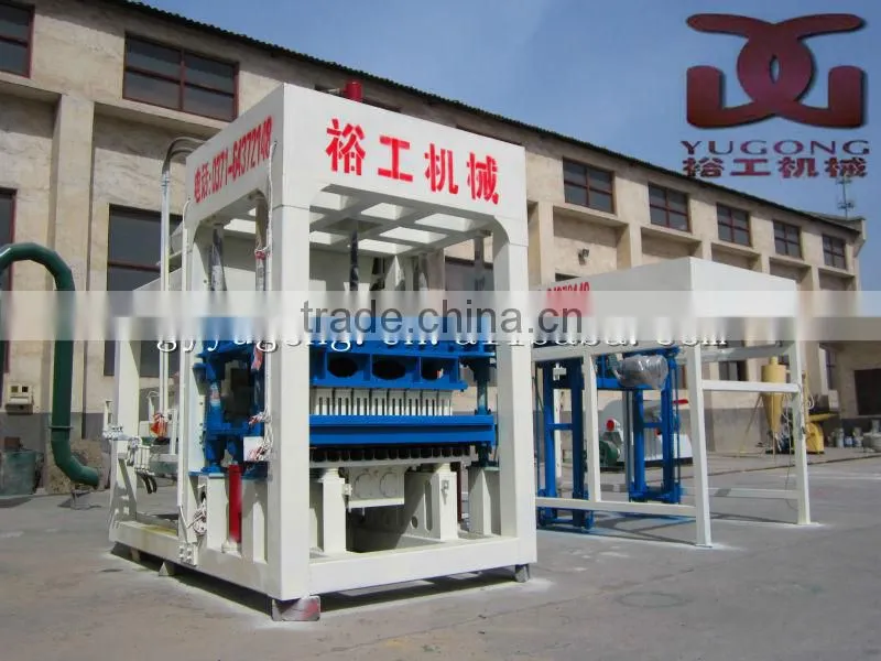 widely used in India Yugong hydraulic pressure cement brick block making machine price