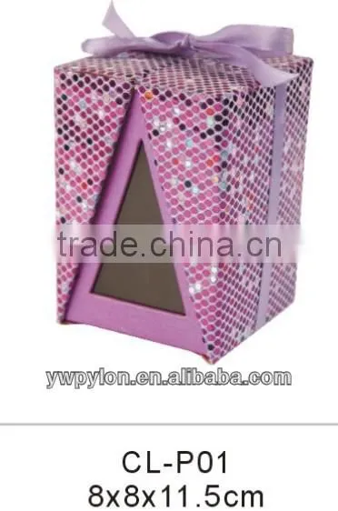 Nice perfume box packaging with ribbon