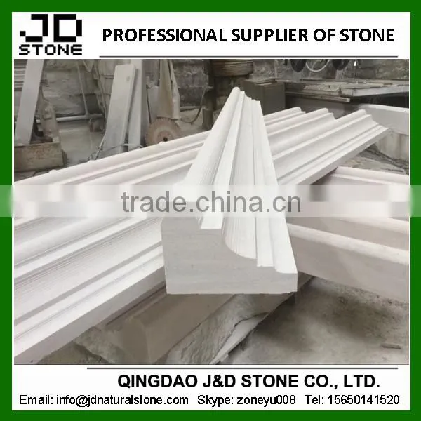 bush-hammered white sandstone paver