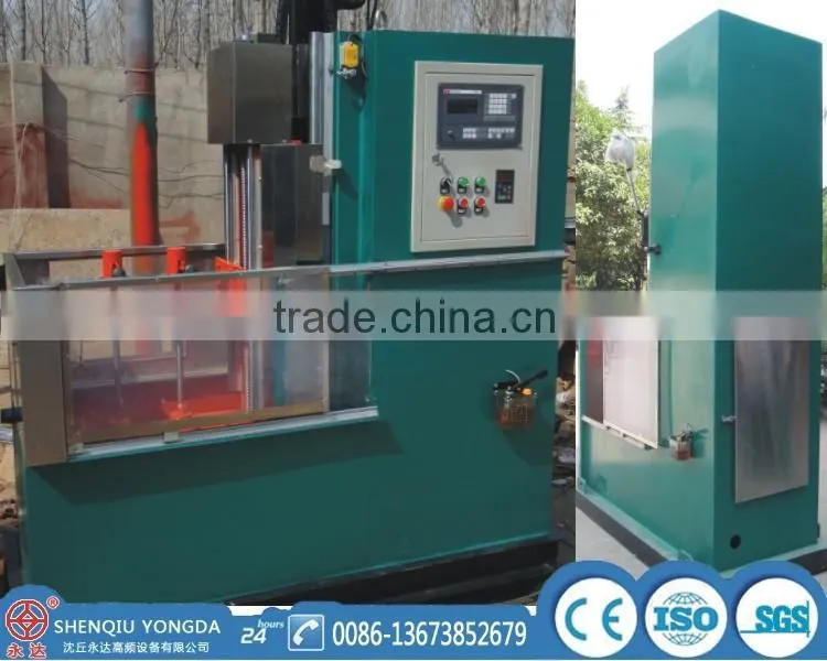 Double axis induction hardening machine tool