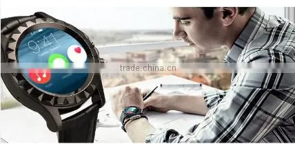 2015 hot selling heart rate monitor smart watch compatible with IOS/Android