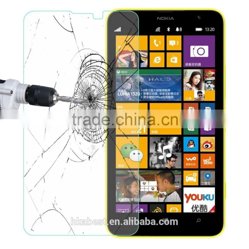 For Nokia lumia 1320 Cell Phone Mobile Preminum HD Clear Anti-shock Protective Tempered Glass Screen Protector