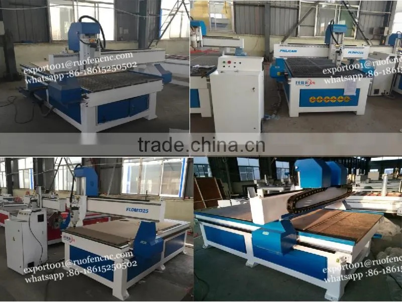 FLDM cnc 1325 router wood door making machine