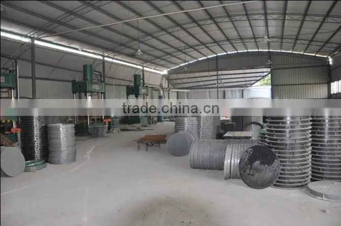 Plastic SMC composite manhole cover with frame