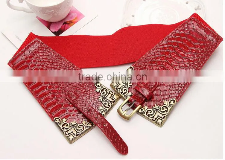 wholesale leather belt Best fashion metal belt PU leather belt