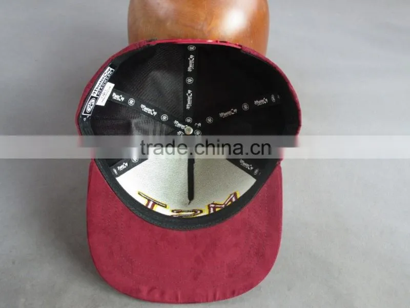 Customer high quality 5- panel snapback hat with 3D Embroidered Patch
