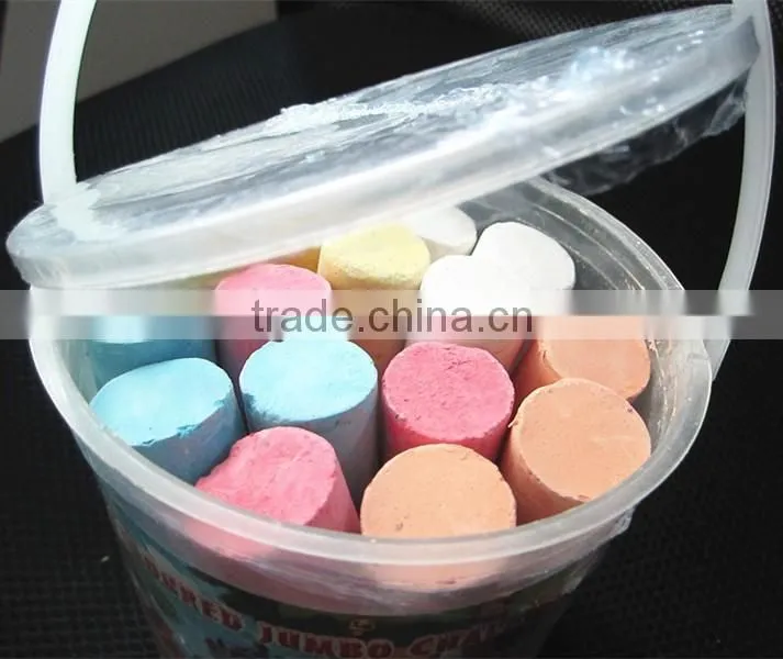 coloured jumbo halk ,sidewalk jumbo chalk ,sidewalk colored chalk with bucket