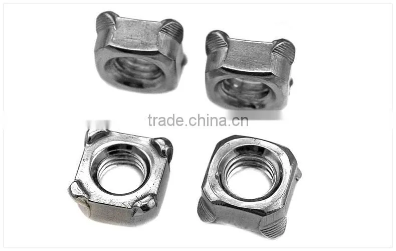 Stainless steel DIN929 DIN928 hex weld nuts/ square weld nut