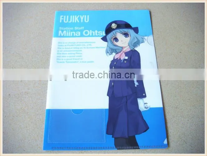 2014 Hight Quality PP Plastic Folder Document Folder