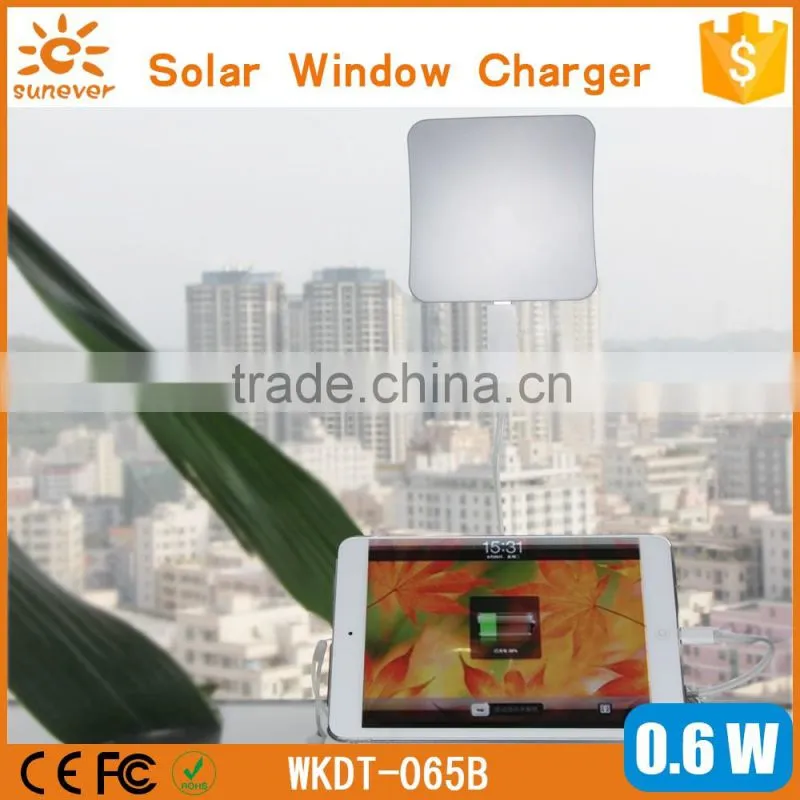 1800mah factory cheap price portable solar window charger/solar charger window/solar power bank