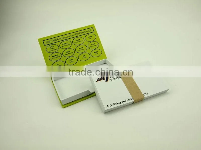 Sticky memo notepad Recycle paper combined sticky memo notepad