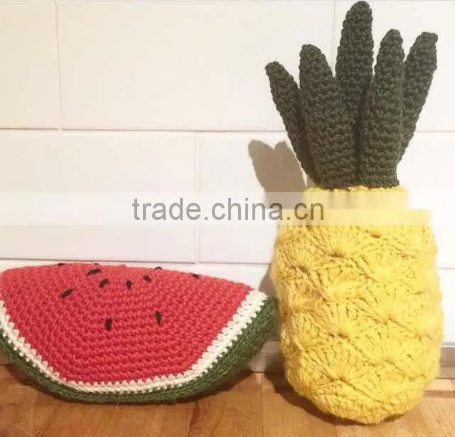 custom handmade crochet knitted watermelon/pineapple