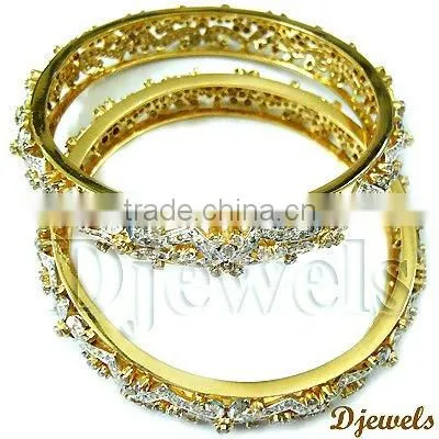 Diamond Bangles, 2013 Bangles, Diamond Gold Bangles