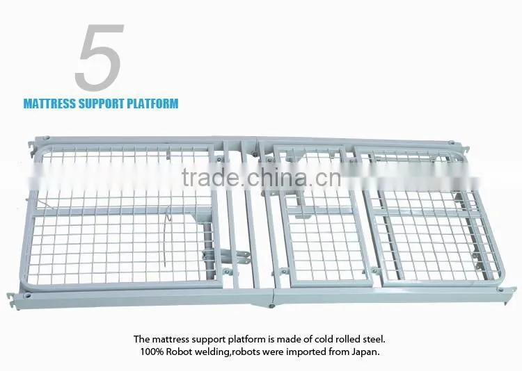 cheaper double crank hospital stainless steel beds ce apporved