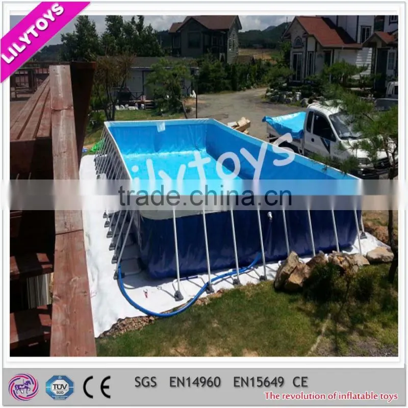 Unique workmanship intex frame pool/giant pool for commercial/outdoor large pool