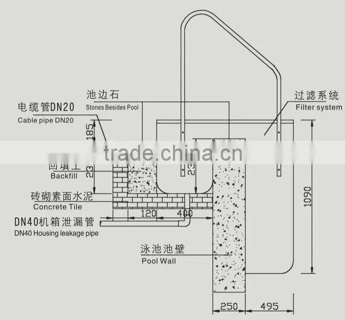 system filter sand filter for swimming pool PK8028