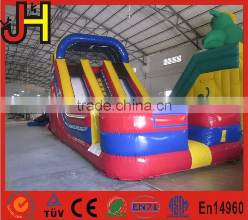 Inflatable 18ft Double Bay Wet/Dry Slides