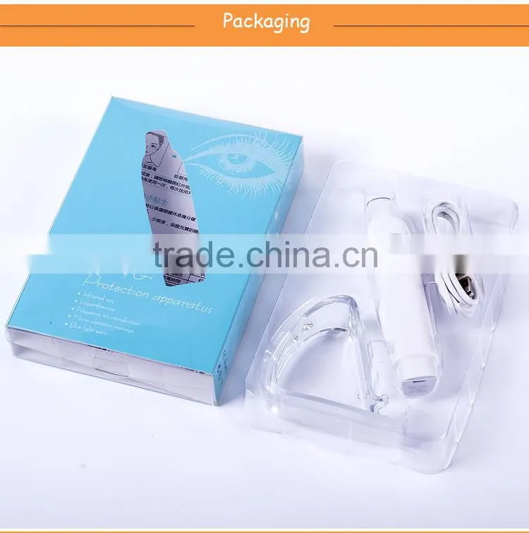 Ion eye wrinkle remover pen anti wrinkle remover vibrator facial massager acne treatment